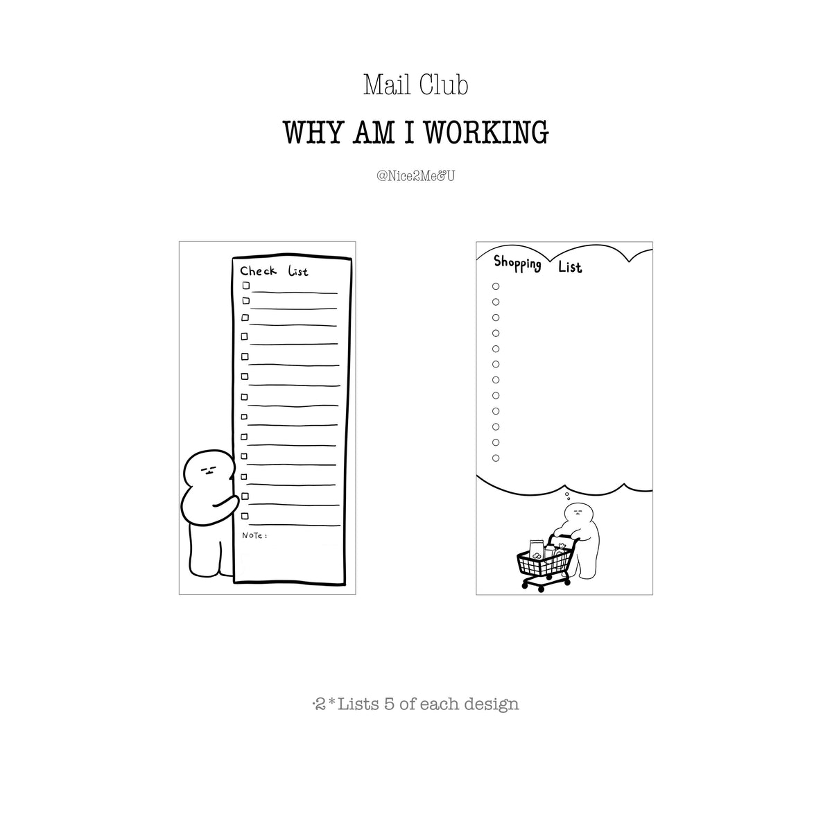 Mail Club｜Why Am I Working?